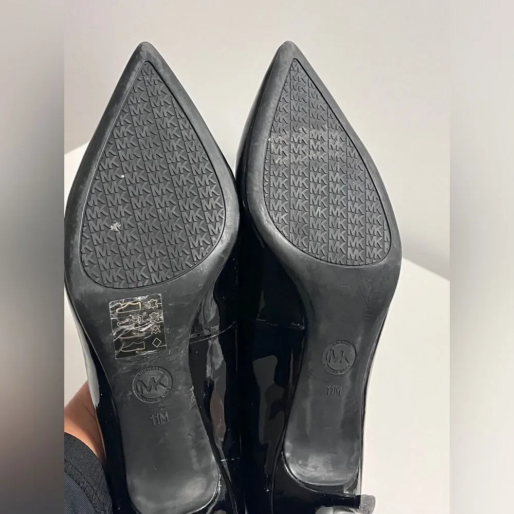 Michael Kors Black Patent Leather Pumps Size 11